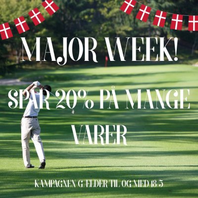 Major Week = Store Tilbud! F 20% Rabat p Udvalgte Produkter  Kun til og med 18. maj