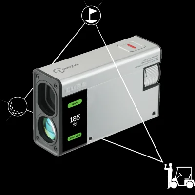 CaddyTalk Cube Laser Rangefinder  Prcision i Lommeformat