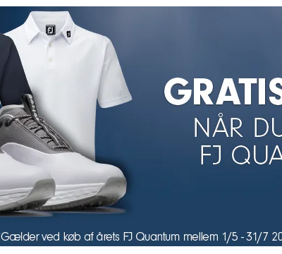 F� en GRATIS FJ Polo, n�r du k�ber de nye FootJoy Quantum Golfsko!