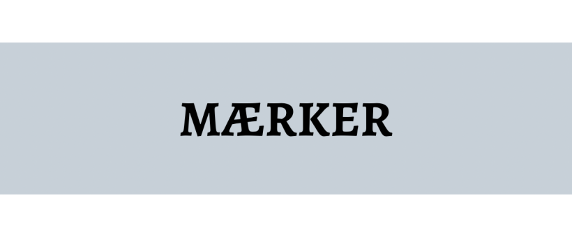 MÆRKER