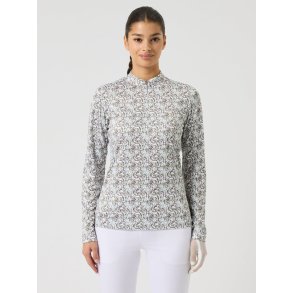 Daily Sports Dull Printed LS Half Neck 