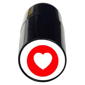 Stempel Hjerte i cirkel