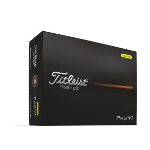 Titleist Pro V1 Yellow Golfbolde 2025