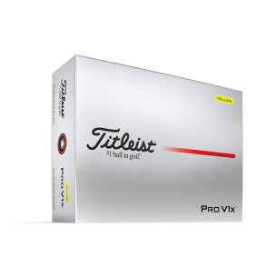 Titleist Pro V1x Yellow Golfbolde 2025
