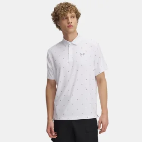 Under Armour Playoff 3.0 Printed Polo White/Steel