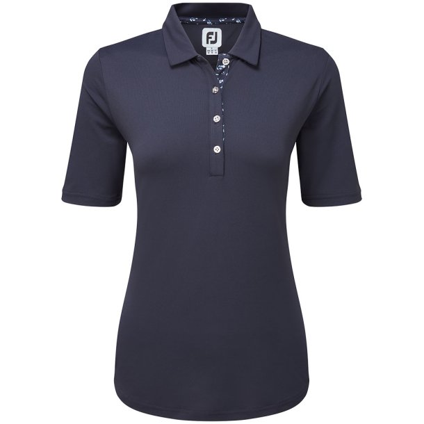 Footjoy Dame 1/2 Sleeve Solid Pique Polo 