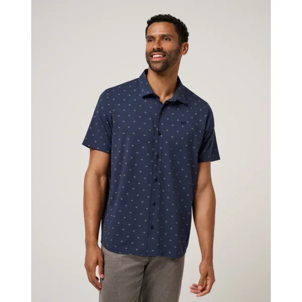 Travis Mathew Herre Comfortknit Geo Polo