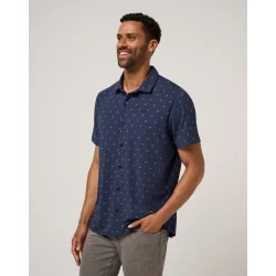 Travis Mathew Herre Comfortknit Geo Polo