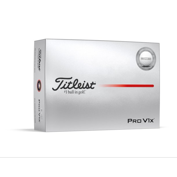 Titleist Pro V1x Aim Enhanced Golfbolde 
