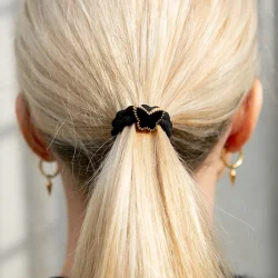 ByEloise Enamel Gold Butterfly Black