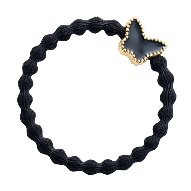 ByEloise Enamel Gold Butterfly Black