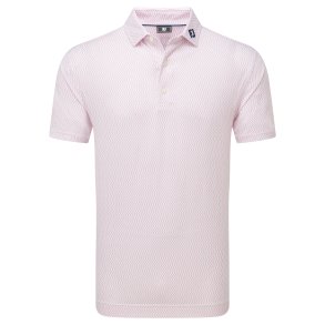 Footjoy Herre Wiggle Print Lisle Polo 
