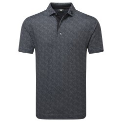 Footjoy Herre Speckle Print Pique Polo 2025