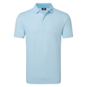 Footjoy Herre Scallop Geo Pique Polo