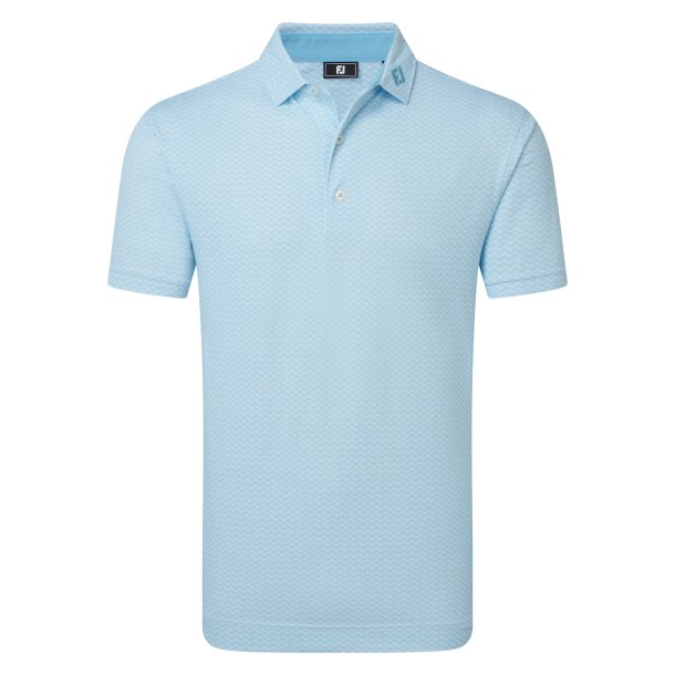 Footjoy Herre Scallop Geo Pique Polo