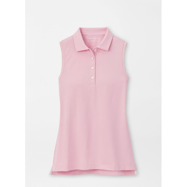 Peter Millar Dame Banded Sport Mesh Button Polo