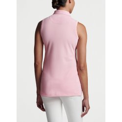 Peter Millar Dame Banded Sport Mesh Button Polo