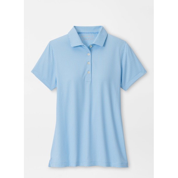 Peter Millar Dame Trillium Neat Short Sleeve Button Polo 
