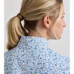 Peter Millar Dame Perth Vino Flora Quarter-Zip 