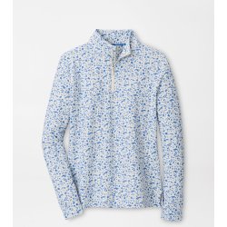 Peter Millar Dame Perth Vino Flora Quarter-Zip 