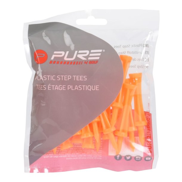 PURE Plastik Step Tees 69mm
