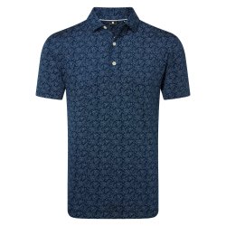 Footjoy Herre Wingtip Floral Lisle Polo 