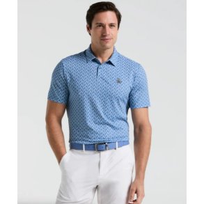 Original Penguin All-Over Lifesaver Print Herre Polo 