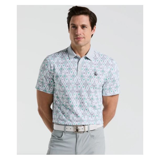 Original Penguin Lattice Cocktail Earl Herre Polo