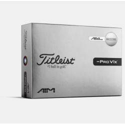 Titleist Pro V1x Left Dash AIM Enhanced Golfbolde