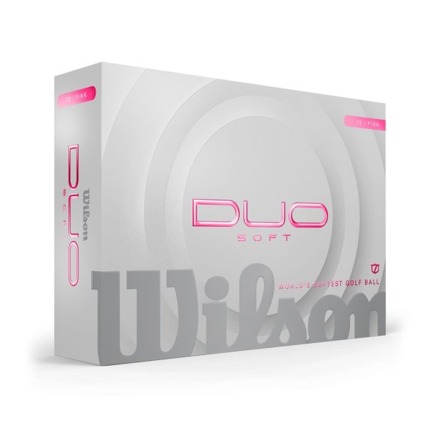 Wilson Staff Duo Soft Pink Golfbolde2025