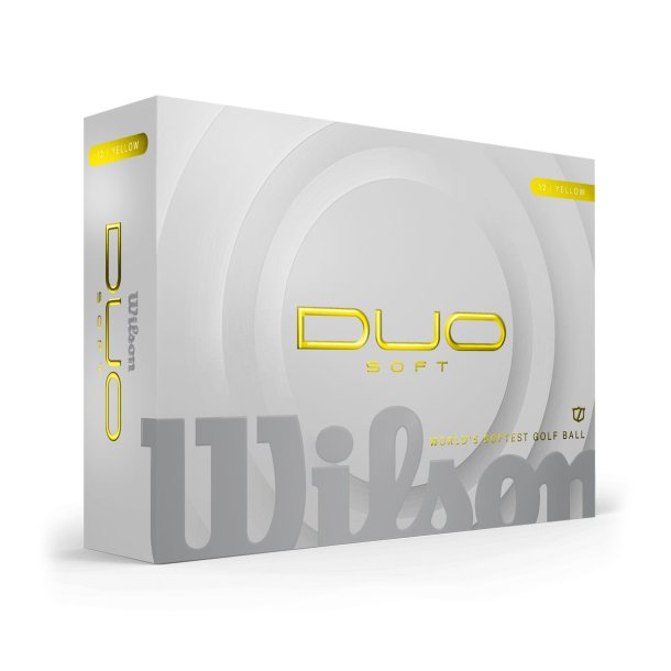 Wilson Staff Duo Soft Yellow Golfbolde2025