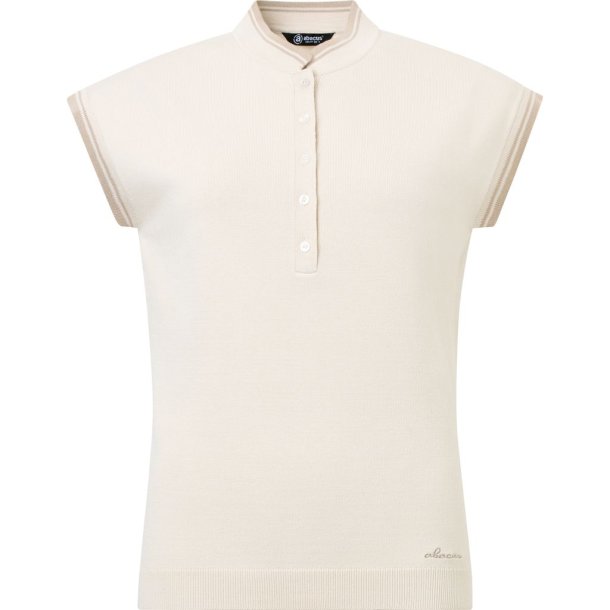 Abacus Dame Niblick Cupsleeve Polo  Clam M
