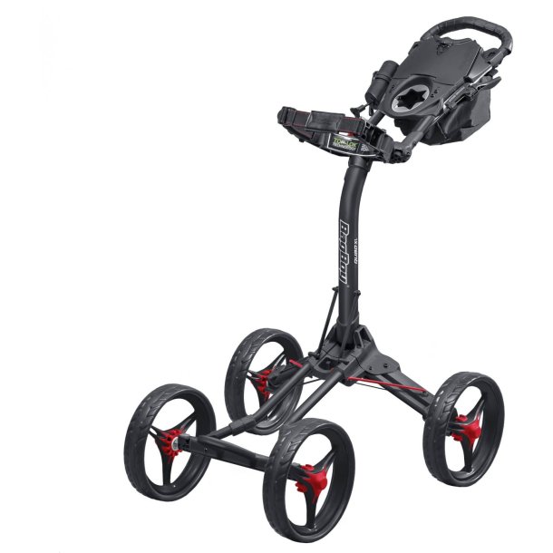 Bagboy Quad XL Golfvogn  Matte Black/Red