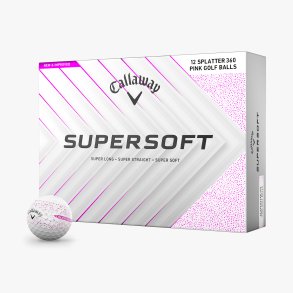 Callaway Supersoft Splatter Golfbolde 