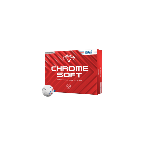 Callaway Chrome Soft Triple Track Golfbolde