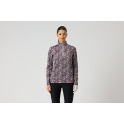 Daily Sports Print Peached Half Neck 