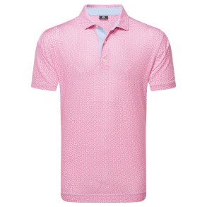 Footjoy Herre Citrus Print Lisle Polo 