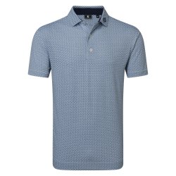 Footjoy Herre Scallop Geo Pique Polo