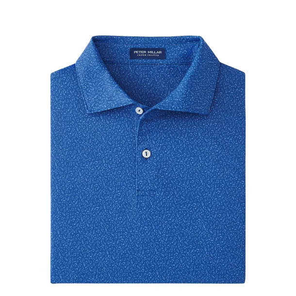 Peter Millar Herre Musical Notes Performance Jersey Polo 